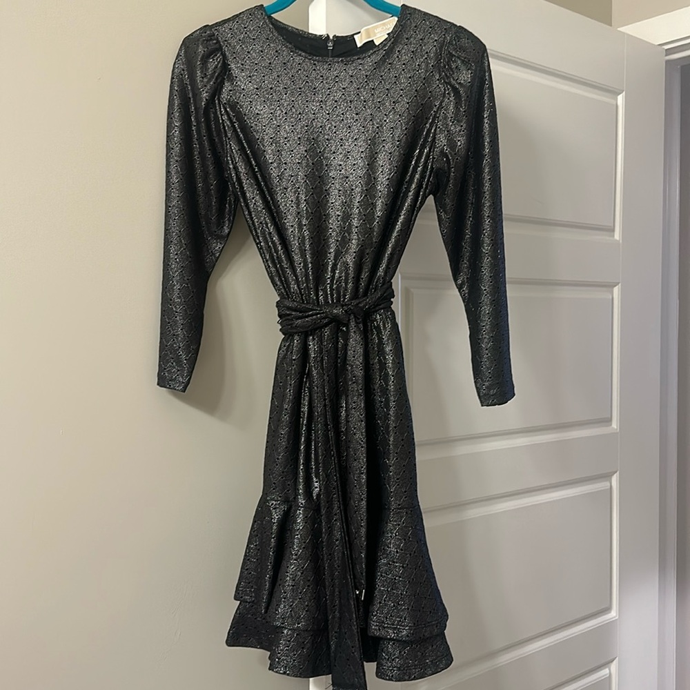 Michael Kors Dark Metallic Party Dress
